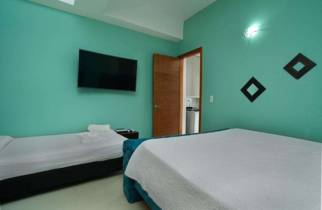 Poseidon Lake Apartments - デラックスアパートの海の景色