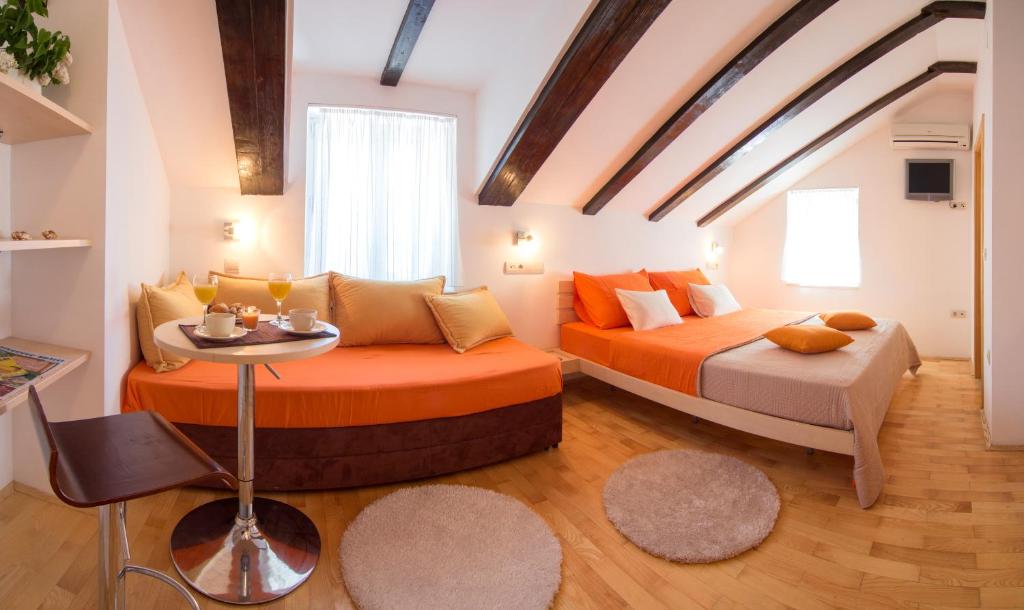 Posezení v ubytování Split Inn Apartments