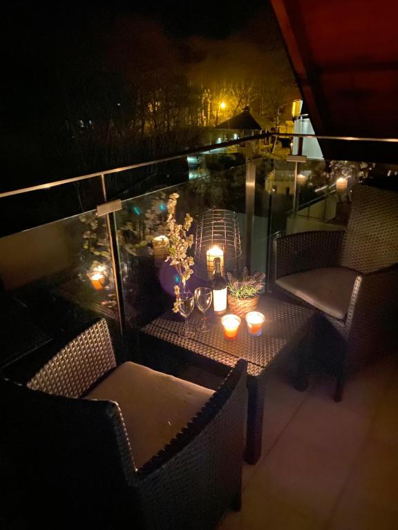 Posezení v ubytování Apartament Jastarnia
