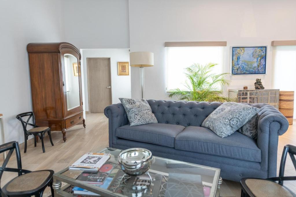 Posezení v ubytování Casa De La O