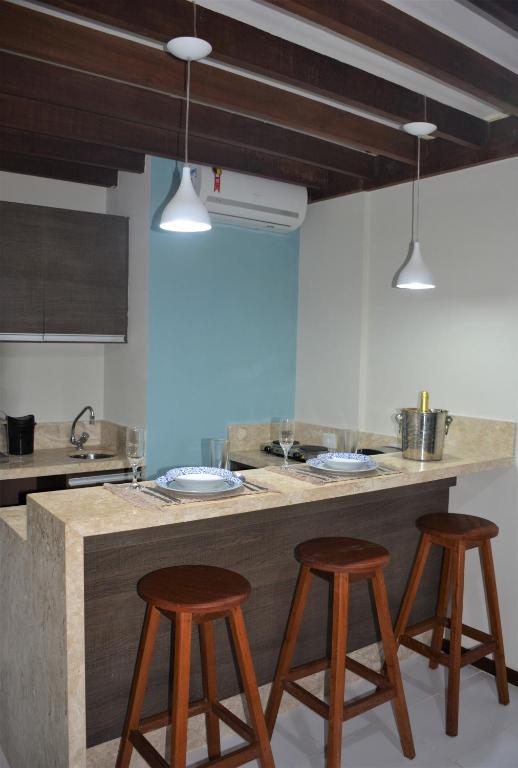  Apto super luxo - Frente praia - Araça flat a Beira mar