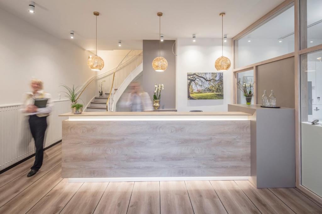 Vstupní hala nebo recepce v ubytování HofHotel Krähenberg