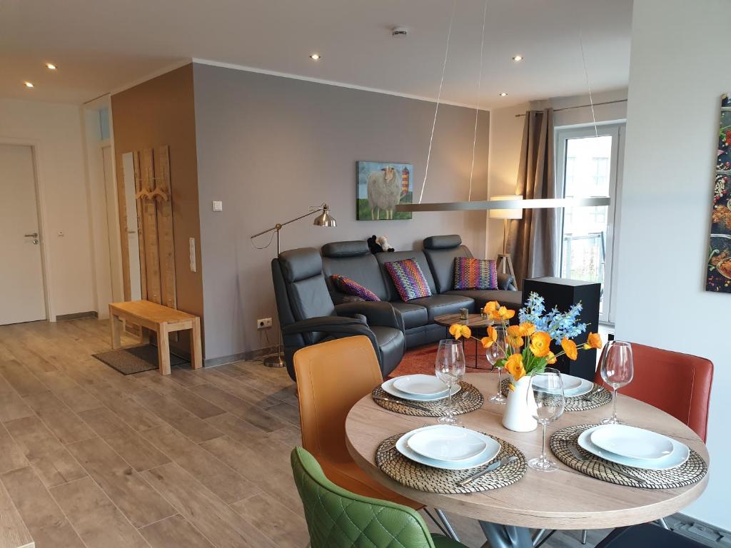 Posezení v ubytování Apartment Ankerhuus, Am Alten Deich 6, Whg 1 18