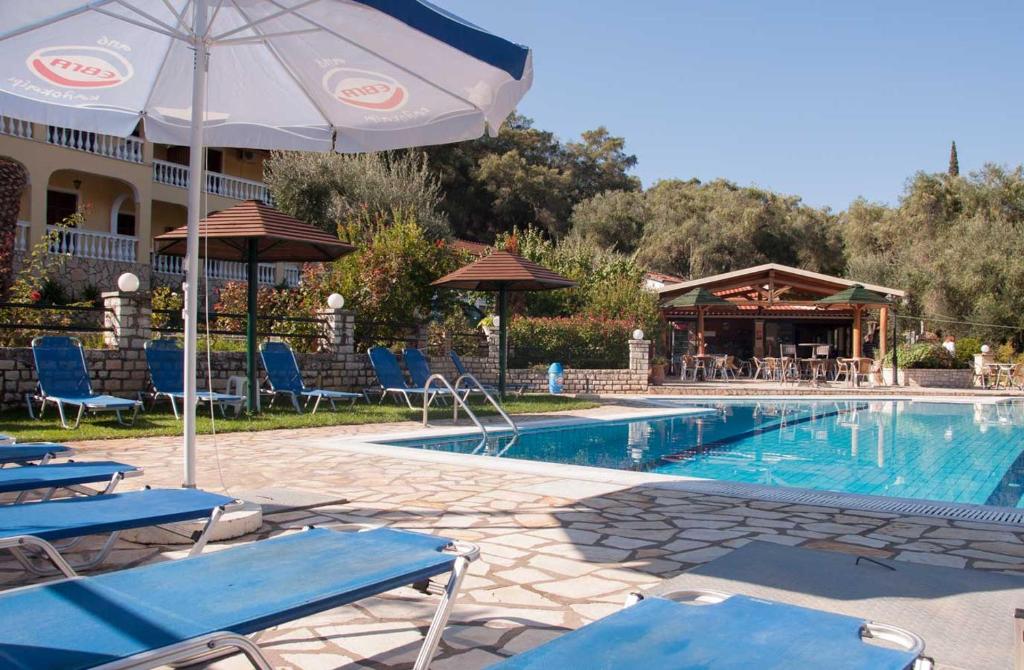 The swimming pool at or close to Villa Papoulas