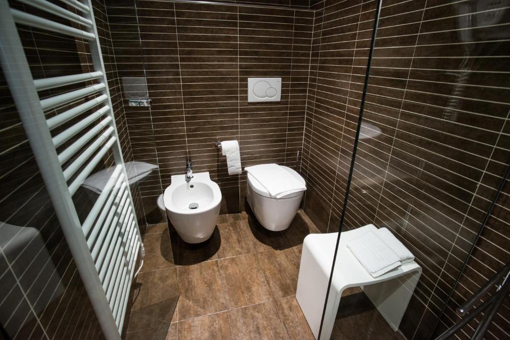 Koupelna v ubytování Hotel Corte Del Paggio