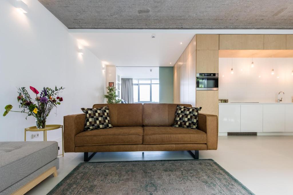 Posezení v ubytování Houthavens Apartments