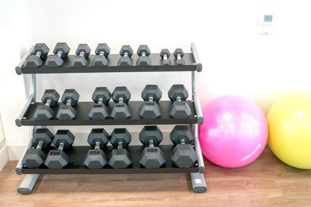 Fitness centrum a/nebo fitness zařízení v ubytování Holiday Inn Express & Suites - Brandon by IHG