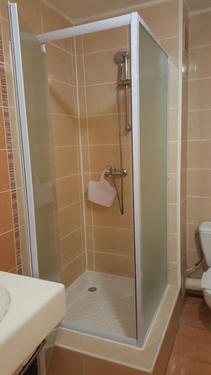 Koupelna v ubytování Hotel-appart Les Manguiers