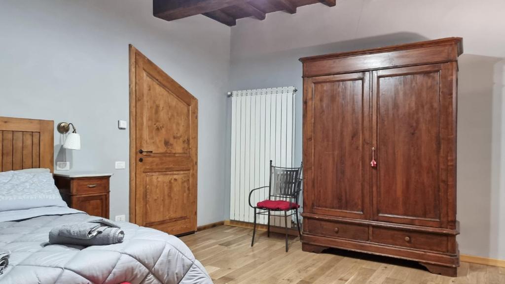 Postel nebo postele na pokoji v ubytování Residenza dei Longobardi Affittacamere