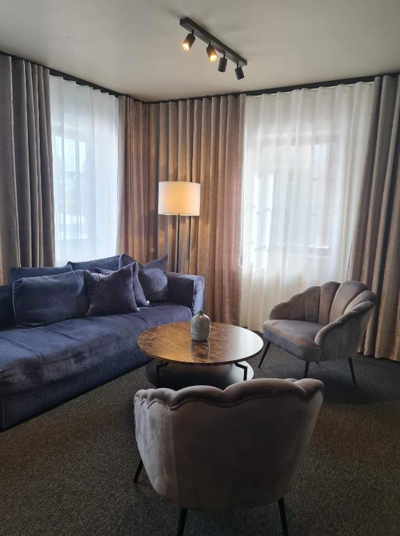 Гостиная зона в Hotell Viktors