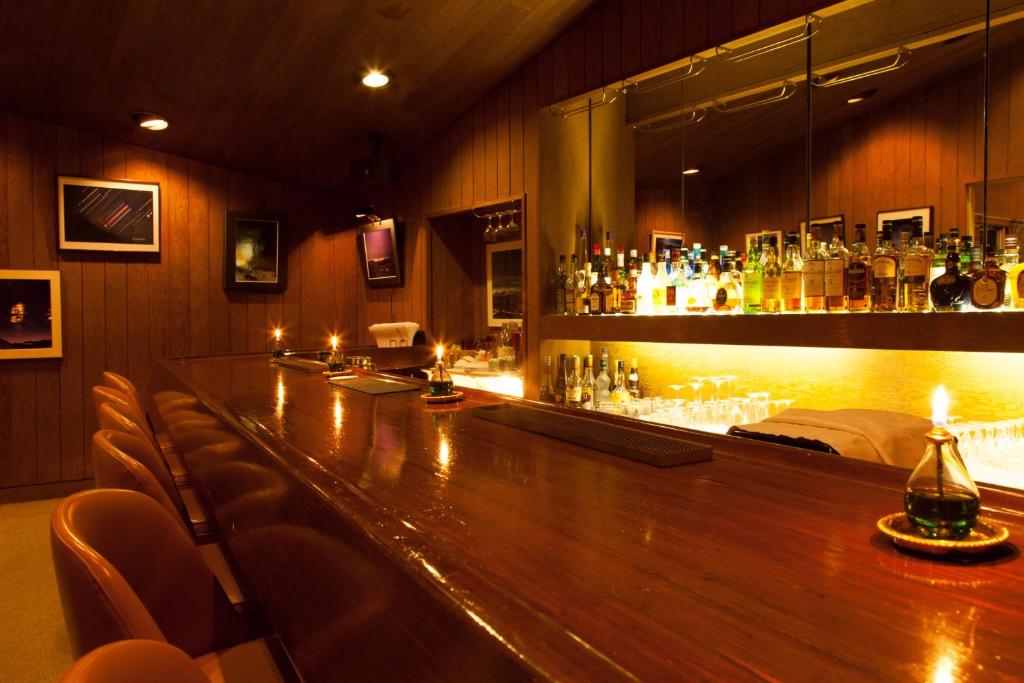 Lounge nebo bar v ubytování Hotel Tateyama