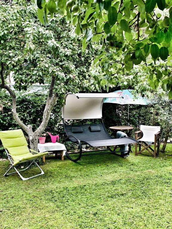 Zahrada ubytování Hotel Villa Anais