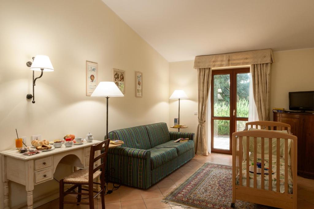 Posezení v ubytování Hotel Selva Candida