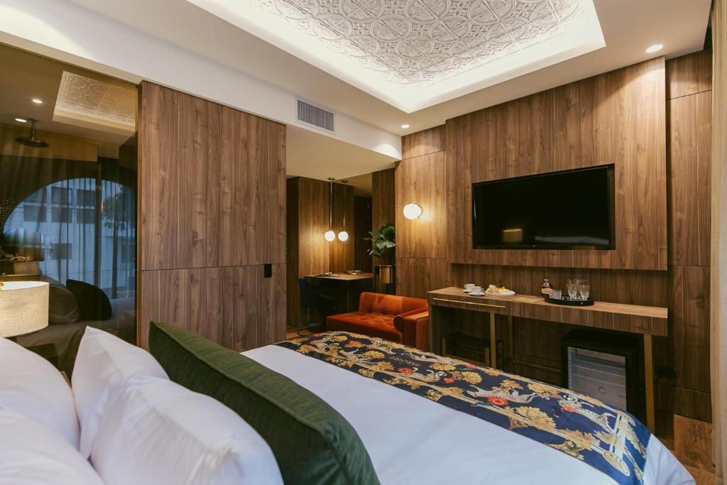 TV a/nebo společenská místnost v ubytování Hotel Marquee Medellín