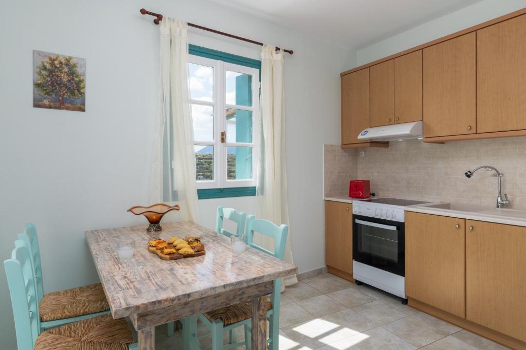 Kuchyň nebo kuchyňský kout v ubytování Zanart maisonette II