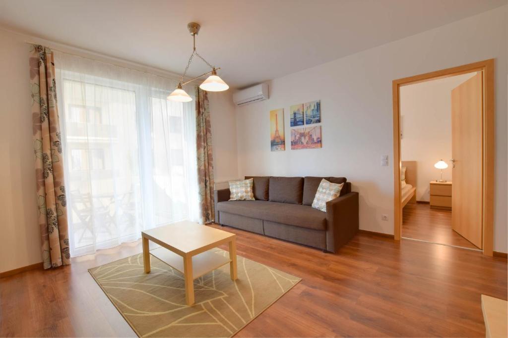 Vision Apartments Budapestにあるシーティングエリア