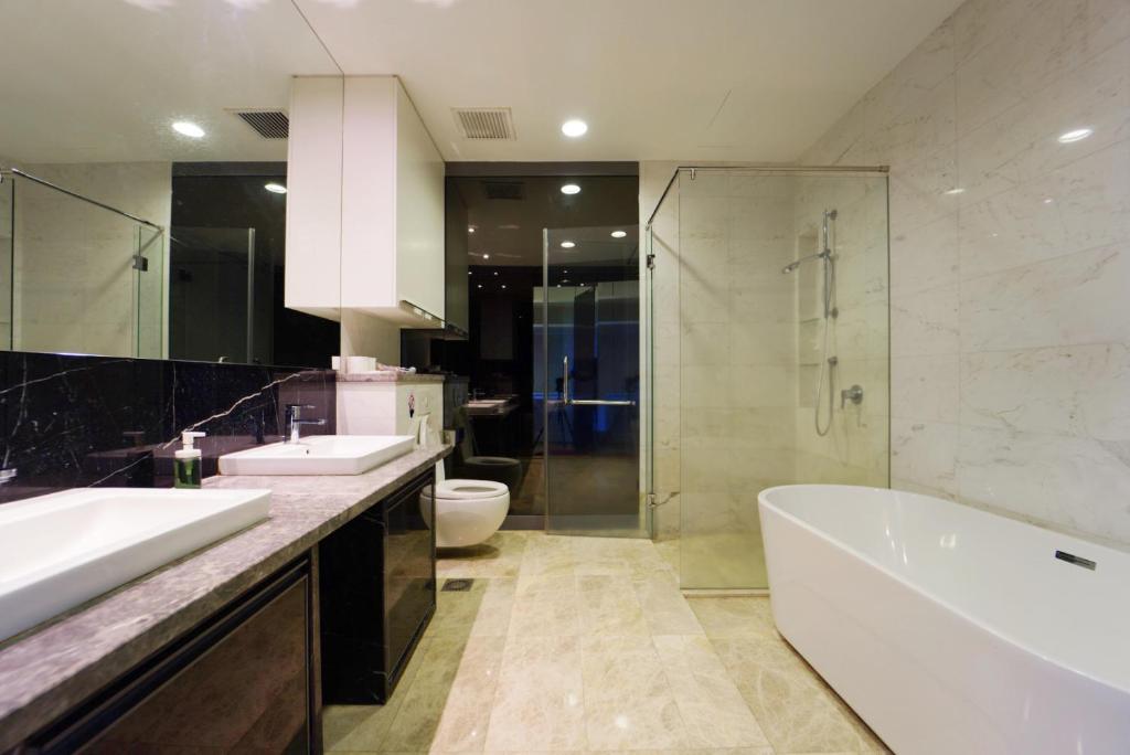 Koupelna v ubytování Luxe Suites at Platinum KLCC
