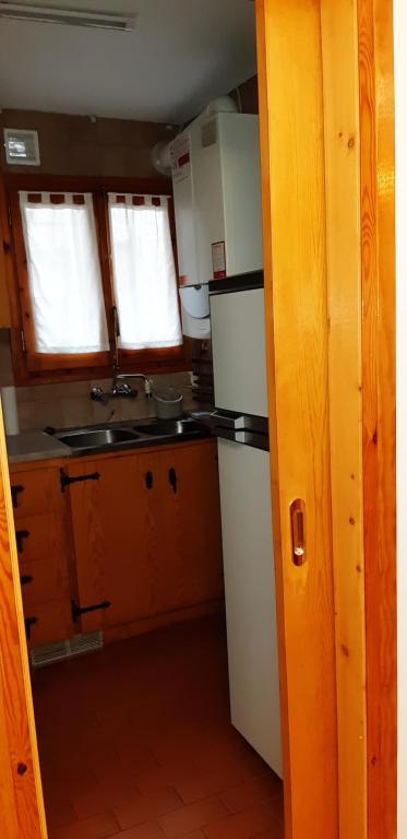 Kuchyň nebo kuchyňský kout v ubytování APARTMENT NATURA
