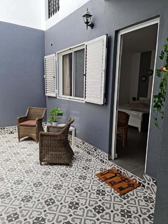 Posezení v ubytování Deluxe B&B "Casa Alegria", Tarrafal