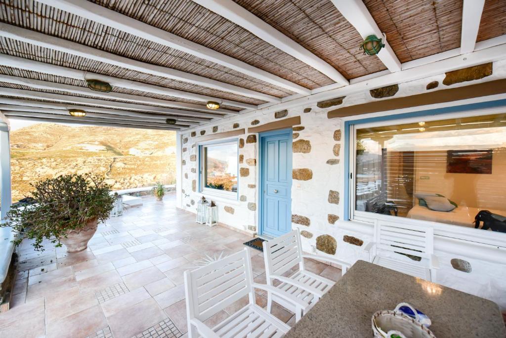 Balkon lub taras w obiekcie Villa Irina Mykonos