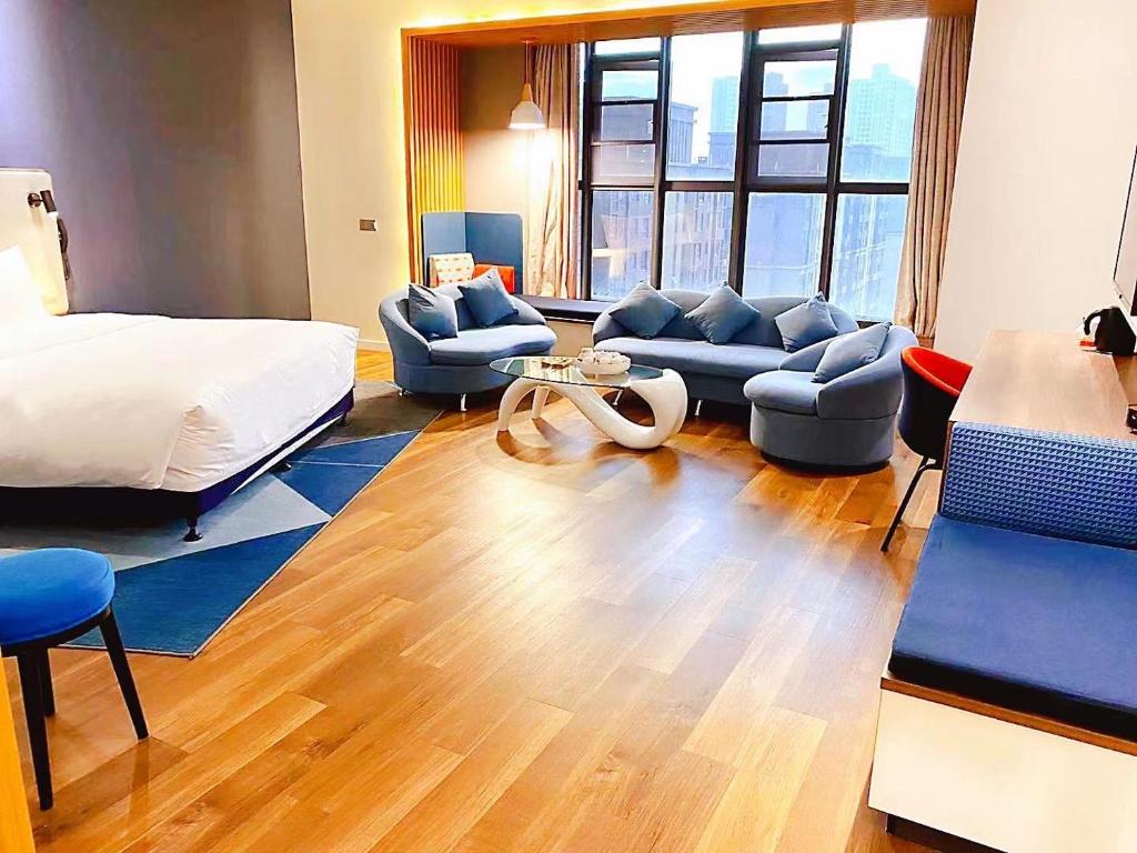 Posezení v ubytování Holiday Inn Express - Wuhan Optical Valley by IHG