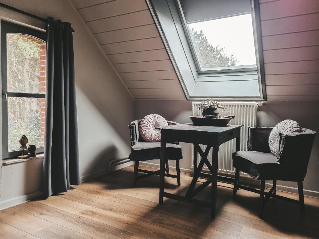 Posezení v ubytování B&B Bergenhof