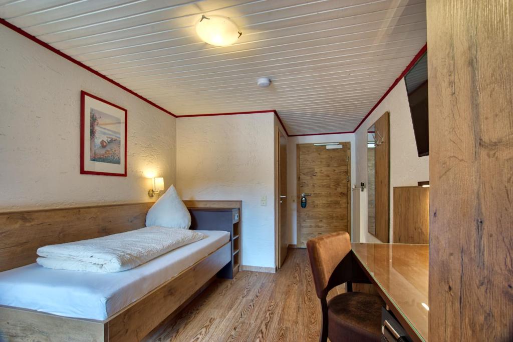 Postel nebo postele na pokoji v ubytování B&B am Steinbachtal - Natur und Wandern