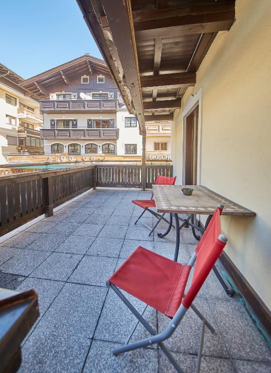 Balkón nebo terasa v ubytování TownHouse Appartements