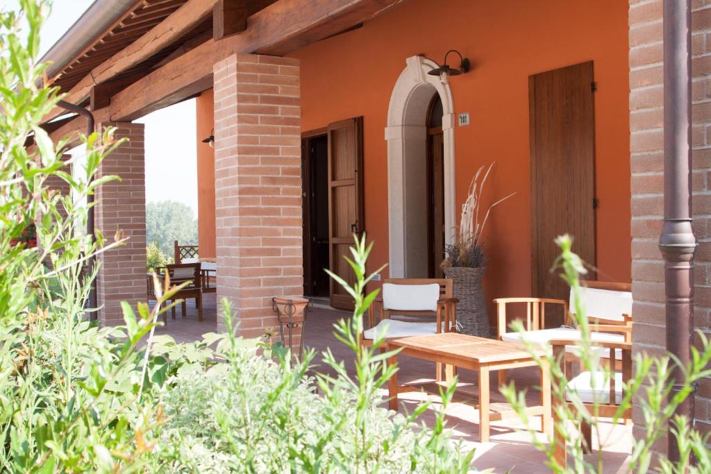 Balkón nebo terasa v ubytování Collina dei Poeti
