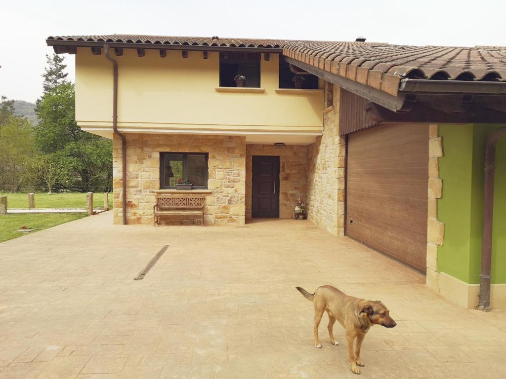 Domácí mazlíčci ubytovaní s hosty v ubytování Chalet con piscina climatizada en la naturaleza