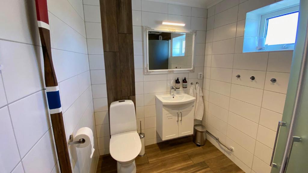 Ένα μπάνιο στο Skaftö Hotell Villa Lönndal, Grundsund