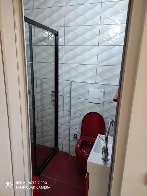 Koupelna v ubytování Hotel Heimli