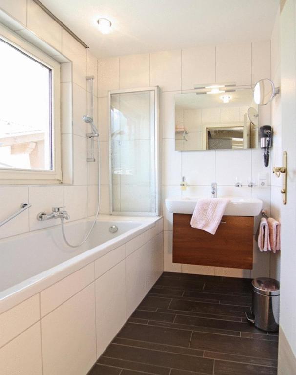 Kúpeľňa v ubytovaní Aparthotel Krösbacher