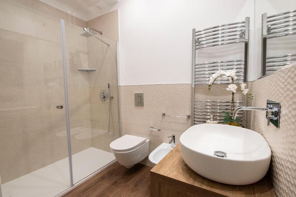Koupelna v ubytování Fervore Luxury Rooms