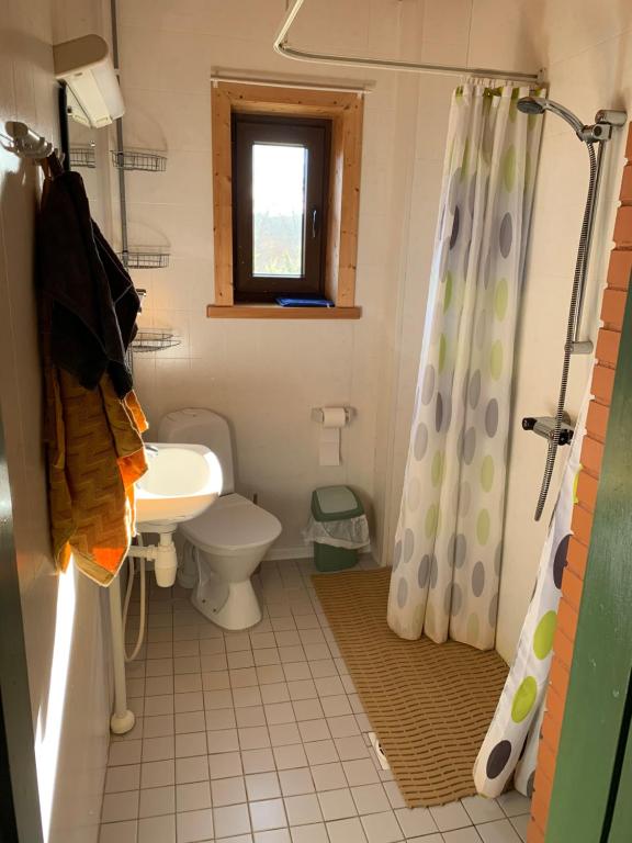 Koupelna v ubytování Keldrimäe külalistemaja
