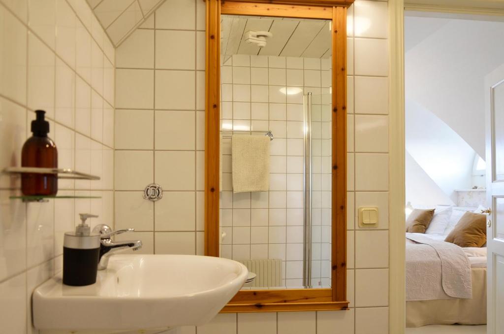 Koupelna v ubytování Torsborgs Gård