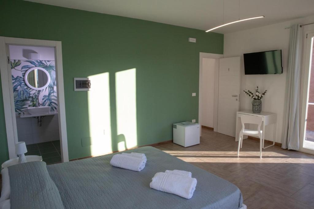 Largo Sicilia B&B - 4人部屋 バルコニー付