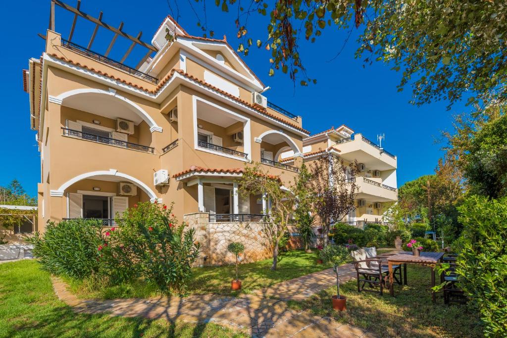 Zahrada ubytování Mavra Elegant Apartments