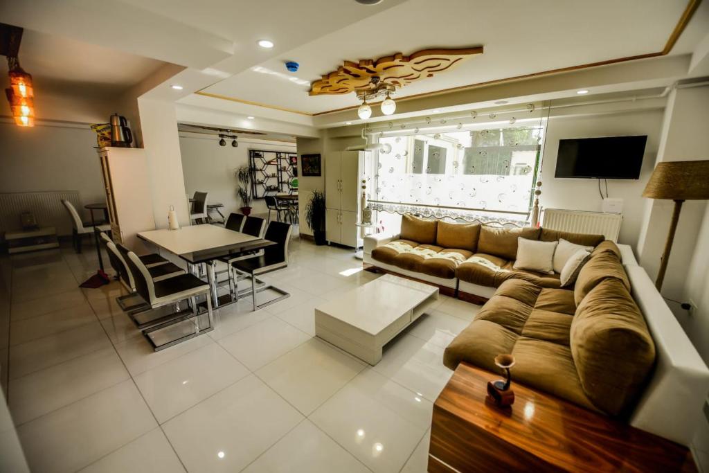 Posezení v ubytování Rosa Therapy Butik Otel