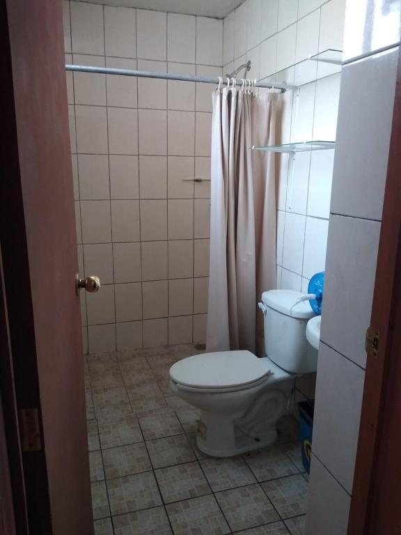 Koupelna v ubytování Hostal don Felipe