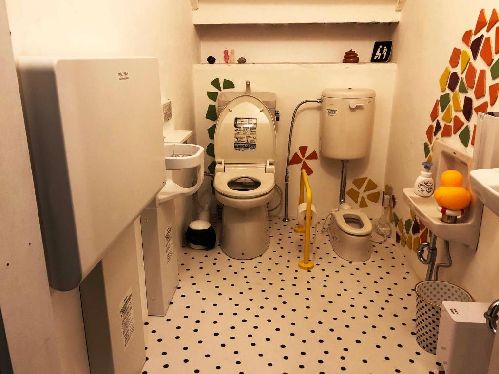 Koupelna v ubytování Hostel Yume-Nomad Kobe