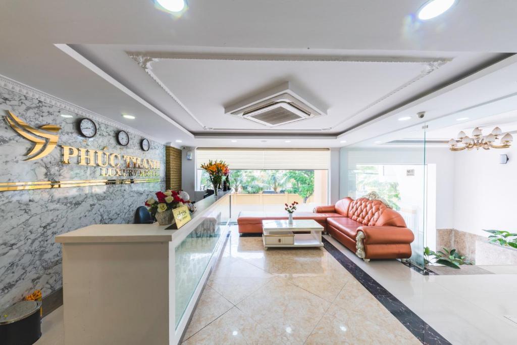 Posezení v ubytování Phuc Thanh Luxury Hotel by THG