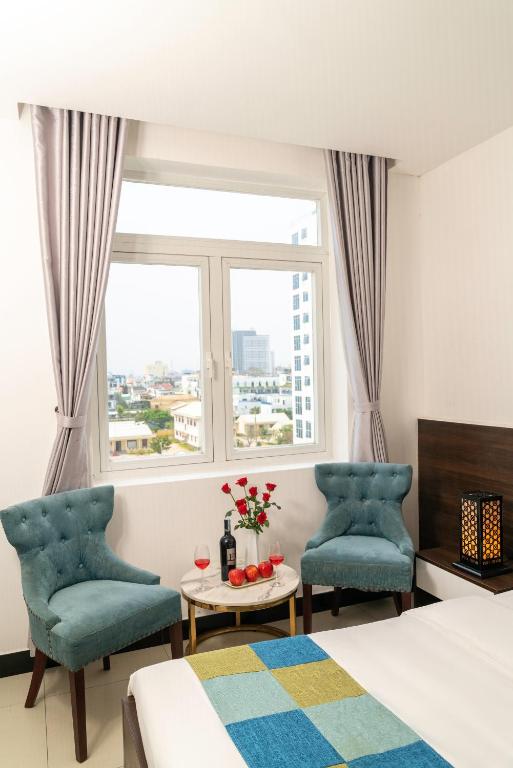 Posezení v ubytování Phuc Thanh Luxury Hotel by THG