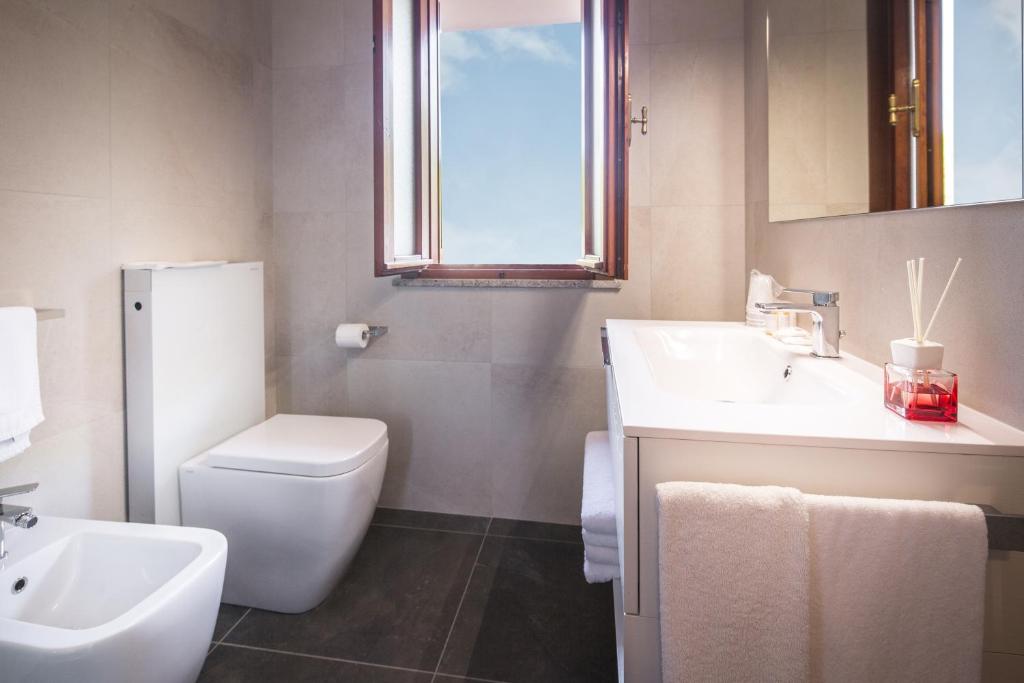 Koupelna v ubytování Hotel Capanna d'Oro