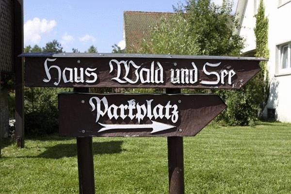Certifikát, hodnocení, plakát nebo jiný dokument vystavený v ubytování Gästehaus Wald und See