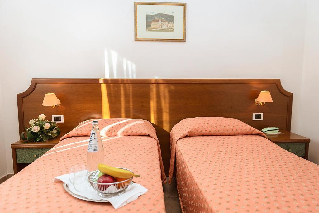 Postel nebo postele na pokoji v ubytování Hotel San Pietro