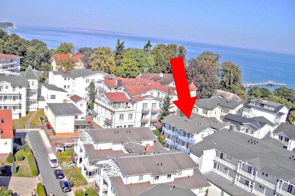 zentrale FeWo mit Balkon, gratis Nutzung vom AHOI Erlebnisbad und Sauna in Sellin - Villa Buskam FeWo 22 - Appartamento Con Balcone