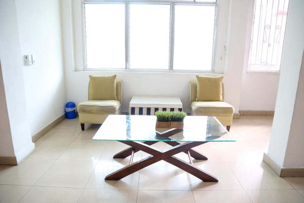 Posezení v ubytování Hostal Villa Grande