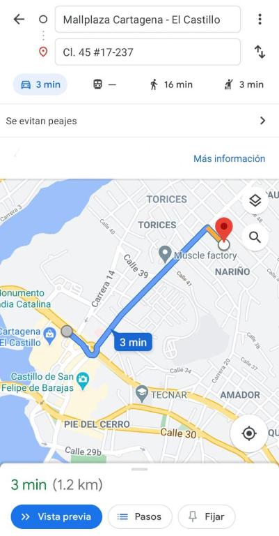 Apartamento a 5 Min. del Centro historico y Playas