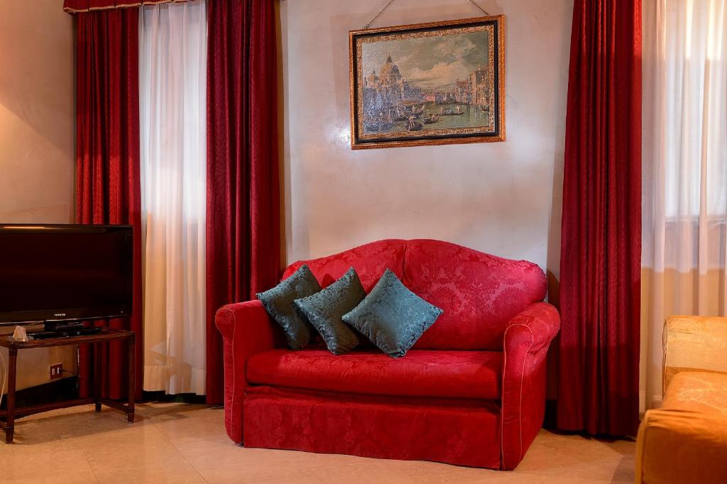 Posezení v ubytování Palazzo del Giglio